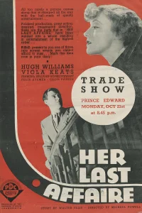 Her Last Affaire - Poster