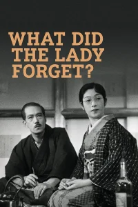 What Did the Lady Forget? - Poster