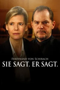 Sie sagt. Er sagt. - Poster