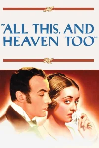 All This, and Heaven Too - Poster
