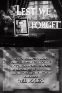 Lest We Forget