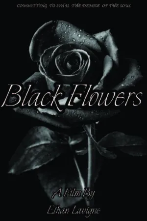 Black Flowers - Poster